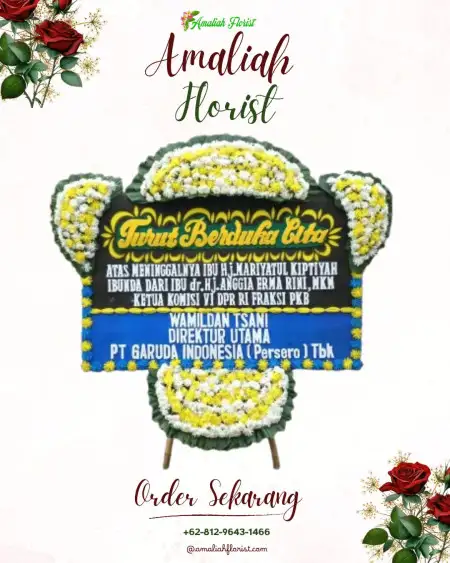 Papan Bunga Duka Buaran Bambu